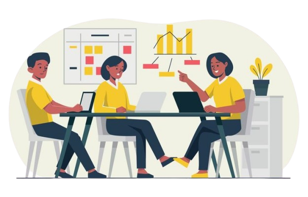 Students during internship