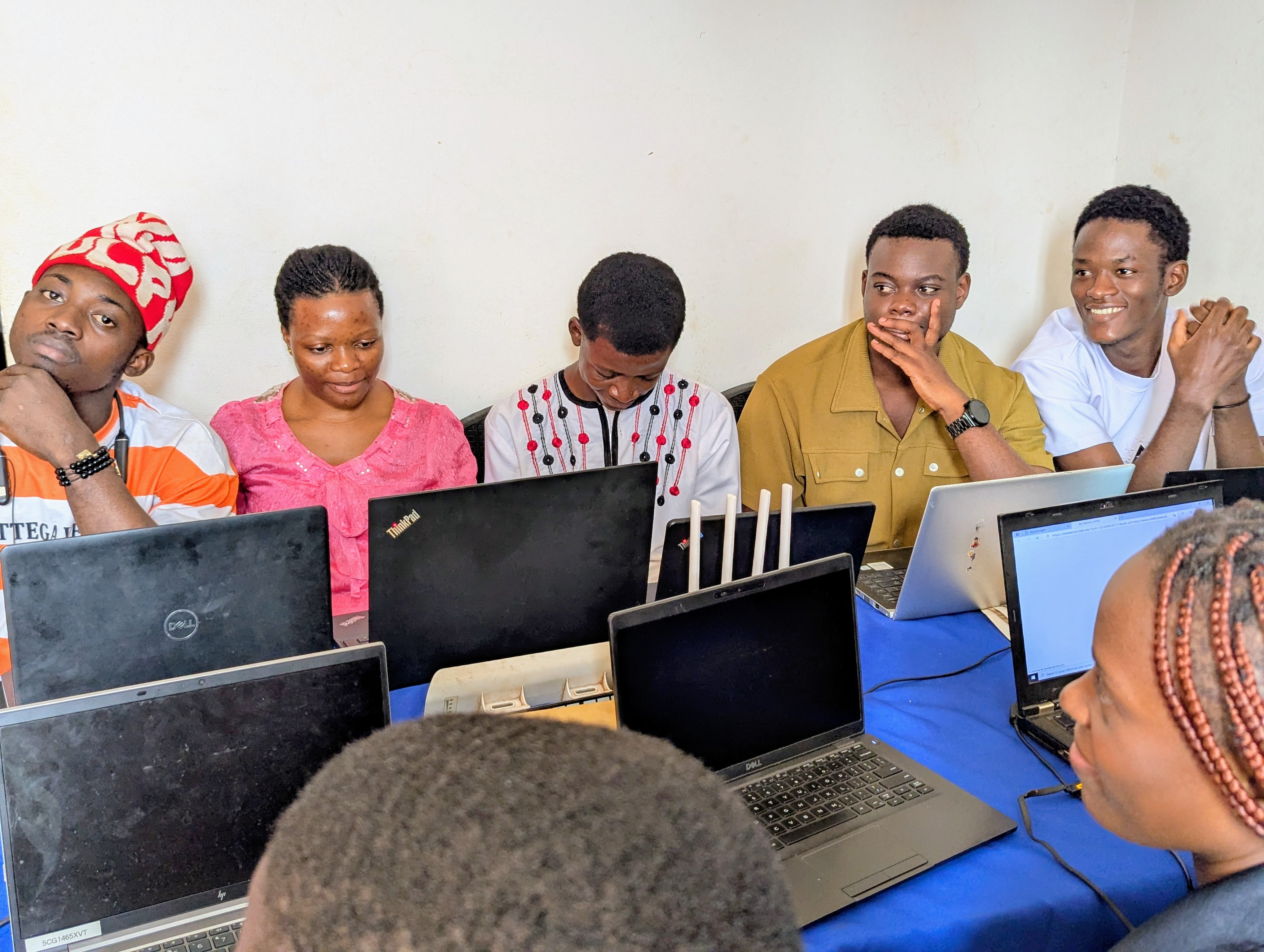 Students during internship