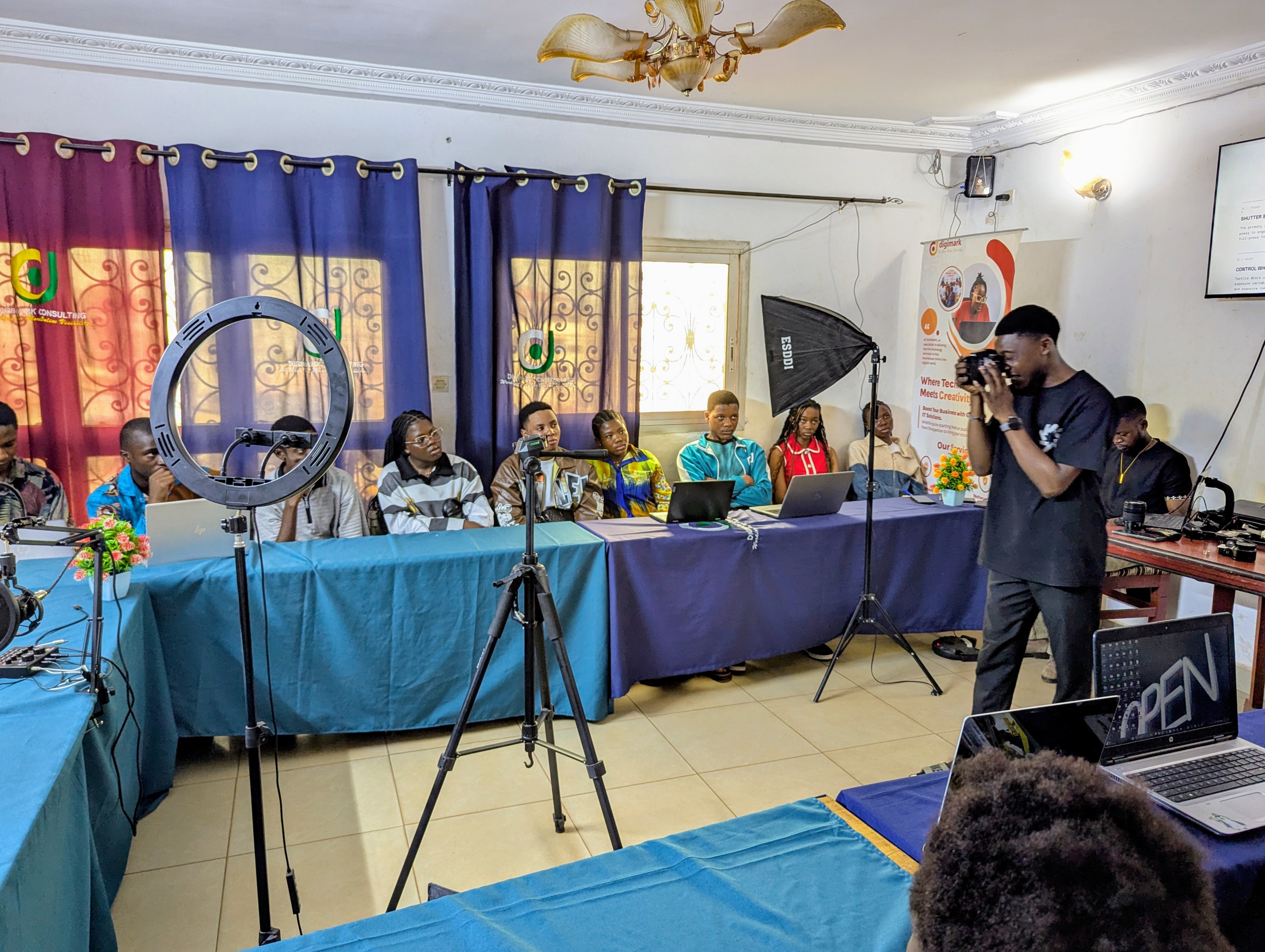 Students during internship